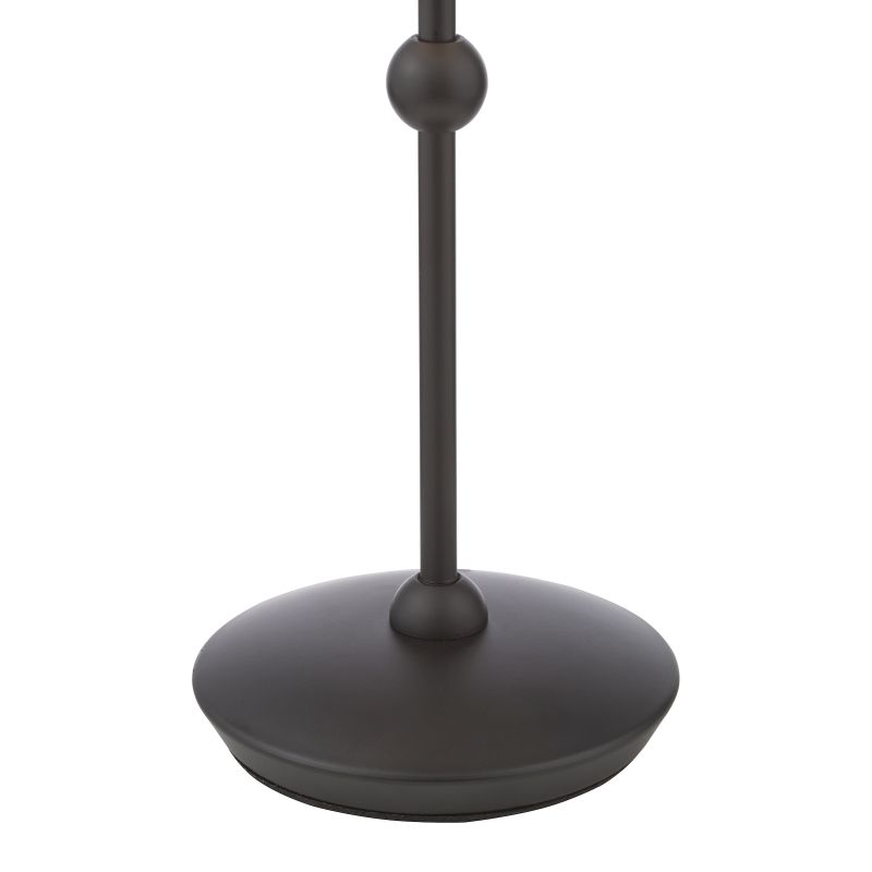 Dar-SOS4222 - Sosa - Matt Black Table Lamp with Striped Shade