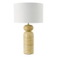 Dar-SOY4229 - Soyala - Base Only - Natural Travertine Stone Table Lamp