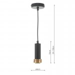 Accessory - Black & Bronze Suspension E27 Accessory - Black & Bronze Suspension E27
