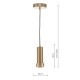 Accessories - Accessory - Matt Bronze Suspension E27 Dar-SP6563 - Accessory - Matt Bronze Suspension E27