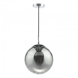 Ripple - Chrome Pendant with Smoked Dimple Glass Ripple - Chrome Pendant with Smoked Dimple Glass