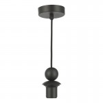 Decorative - Matt Black Suspension E27