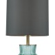 Dar_Vol3-SUE4224 - Suelita - Green Ribbed Glass & Antique Brass Table Lamp with Grey Shade