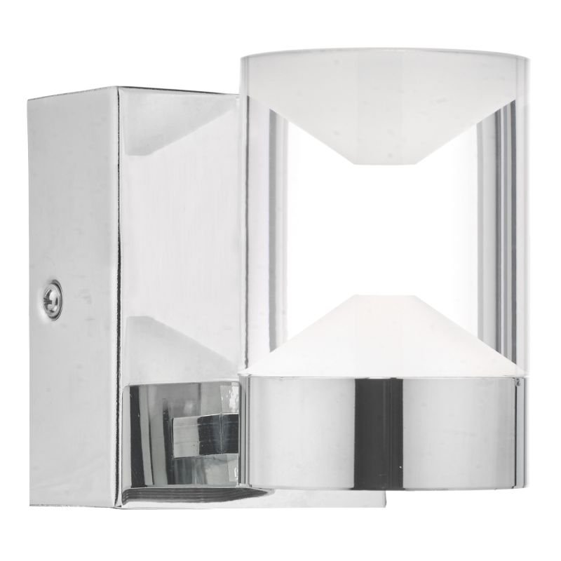 Bathroom Lights - Susa - Bathroom LED White & Polished Chrome Wall Lamp Dar-SUS0750 - Susa - Bathroom LED White & Polished Chrome Wall Lamp