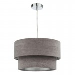 Suvan - Shade Only - Mink & Silver Velvet Shade Suvan - Shade Only - Mink & Silver Velvet Shade