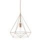 Ceiling Lights - Sword - Copper Metal Cage Single Hanging Pendant Dar-SWO0164 - Sword - Copper Metal Cage Single Hanging Pendant