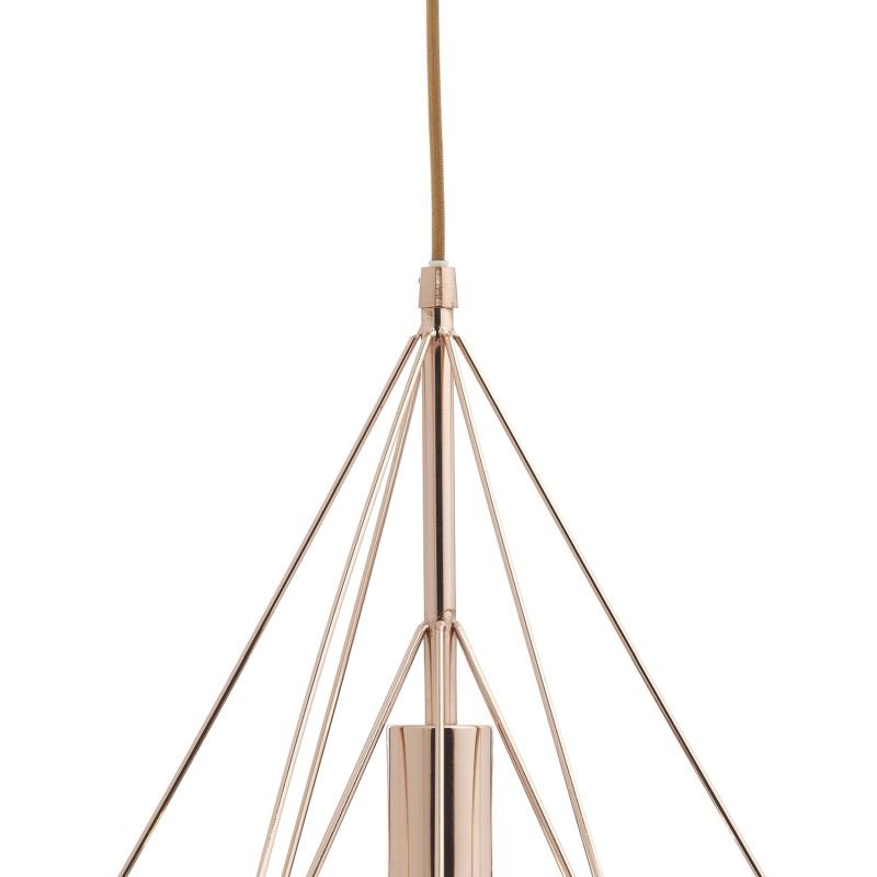 Ceiling Lights - Sword - Copper Metal Cage Single Hanging Pendant Dar-SWO0164 - Sword - Copper Metal Cage Single Hanging Pendant