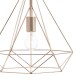 Ceiling Lights - Sword - Copper Metal Cage Single Hanging Pendant Dar-SWO0164 - Sword - Copper Metal Cage Single Hanging Pendant