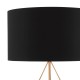 Table & Floor Lamp - Sword - Black Shade with Copper Metal Cage Table Lamp Dar-SWO4264 - Sword - Black Shade with Copper Metal Cage Table Lamp