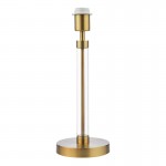 Sylvester - Base Only - Antique Brass & Clear Glass Table Lamp Sylvester - Base Only - Antique Brass & Clear Glass Table Lamp