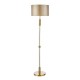 Dar-SYL4975 - Sylvester - Base Only - Antique Brass & Clear Glass Floor Lamp