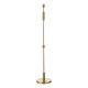 Dar-SYL4975 - Sylvester - Base Only - Antique Brass & Clear Glass Floor Lamp