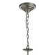 Ceiling Lights - Tack - Antique Chrome with Textured Glass 5 Light Centre Fitting Dar-TAC0561 - Tack - Antique Chrome with Textured Glass 5 Light Centre Fitting