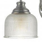 Tack - Antique Chrome Wall Lamp with Textured Glass  Tack - Antique Chrome Wall Lamp with Textured Glass