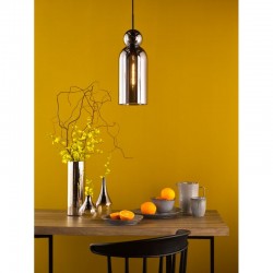 Tao - Matt Black Pendant with Smoked Glass Tao - Matt Black Pendant with Smoked Glass