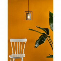 Tatum - Black & Antique Brass Pendant with Smoked Glass Tatum - Black & Antique Brass Pendant with Smoked Glass