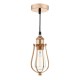 Ceiling Lights - Taurus - Bright Copper Single Hanging Pendant Cage Dar-TAU0164 - Taurus - Bright Copper Single Hanging Pendant Cage