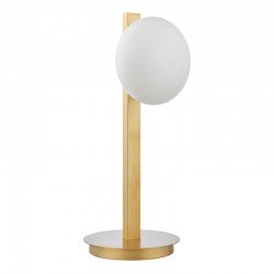 Tauri - Matt Gold Table Lamp with Opal Glass Tauri - Matt Gold Table Lamp with Opal Glass