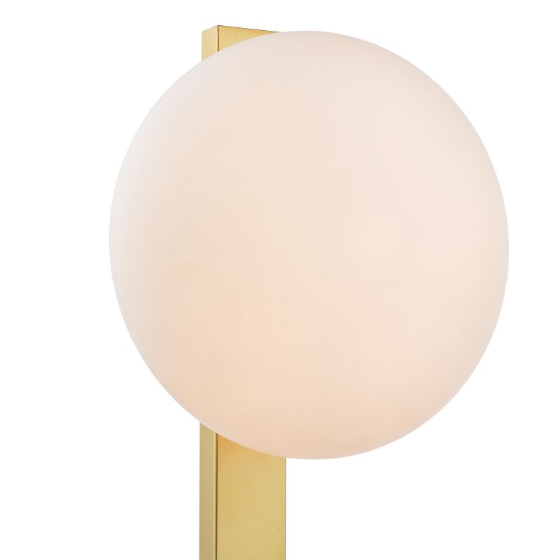 Dar-TAU4235 - Tauri - Matt Gold Table Lamp with Opal Glass