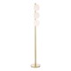 Dar-TAU4935 - Tauri - Matt Gold 3 Light Floor Lamp with Opal Glass