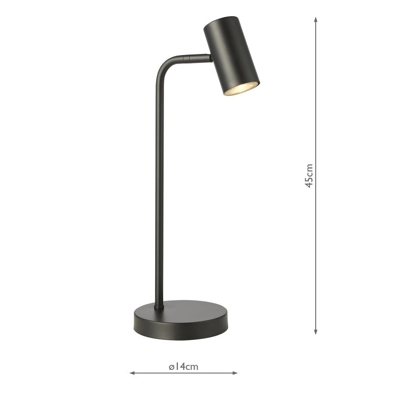 Dar_Vol3-THI4122 - Thierry - Matt Black Desk Lamp