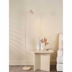 Thierry - Matt Taupe Task Floor Lamp