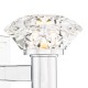 Dar-TIA0950 - Tiana - Chrome 2 Light Wall Lamp with Crystal