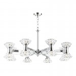 Tiana - Chrome 16 Light Centre Fitting with Crystal
