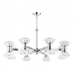 Tiana - Chrome 16 Light Centre Fitting with Crystal Tiana - Chrome 16 Light Centre Fitting with Crystal