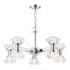 Dar-TIA2350 - Tiana - Chrome 10 Light Centre Fitting with Crystal