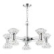 Dar-TIA2350 - Tiana - Chrome 10 Light Centre Fitting with Crystal