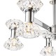 Dar-TIA2350 - Tiana - Chrome 10 Light Centre Fitting with Crystal