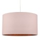 Accessories - Timon - Pink and Copper Fabric Shade for Hanging Pendant Dar-TIM6503 - Timon - Pink and Copper Fabric Shade for Hanging Pendant