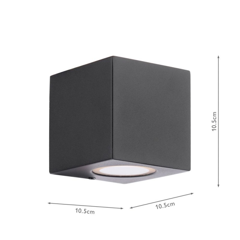 Dar_Vol3-TIV3222 - Tiva - Matt Black Wall Lamp IP54