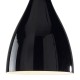 Ceiling Lights - Tone - Big Black Glass with Polished Chrome Hanging Pendant Dar-TON8622 - Tone - Big Black Glass with Polished Chrome Hanging Pendant