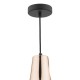 Ceiling Lights - Toronto - Matt Black & Copper Single Hanging Pendant Dar-TOR0154 - Toronto - Matt Black & Copper Single Hanging Pendant