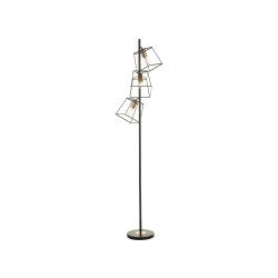 Tower - Black & Copper 3 Light Floor Lamp Tower - Black & Copper 3 Light Floor Lamp