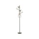 Dar-TOW4922 - Tower - Black & Copper Cage 3 Light Floor Lamp