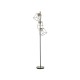 Dar-TOW4922 - Tower - Black & Copper Cage 3 Light Floor Lamp
