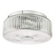 Dar-TWY5250 - Twyman - Polished Chrome Flush with Clear Ribbed Glass IP44
