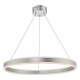 Ceiling Lights - Tybalt - LED Silver & Acrylic Hanging Pendant Dar-TYB0132 - Tybalt - LED Silver & Acrylic Hanging Pendant