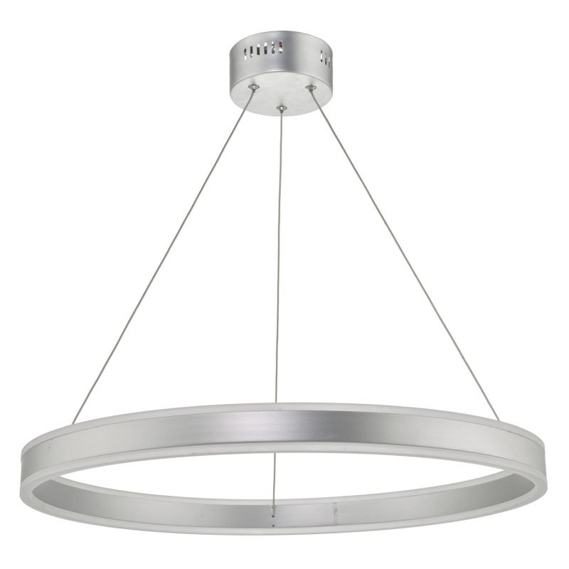Ceiling Lights - Tybalt - LED Silver & Acrylic Hanging Pendant Dar-TYB0132 - Tybalt - LED Silver & Acrylic Hanging Pendant