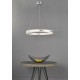 Ceiling Lights - Tybalt - LED Silver & Acrylic Hanging Pendant Dar-TYB0132 - Tybalt - LED Silver & Acrylic Hanging Pendant