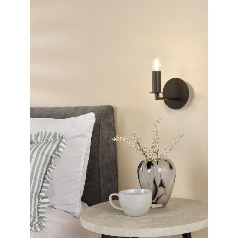 Dar-TYL0722 - Tyler - Black Wall Lamp
