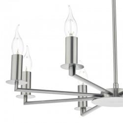 Tyler - Satin Nickel 8 Light Centre Fitting Tyler - Satin Nickel 8 Light Centre Fitting