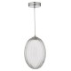 Ceiling Lights - Tyona - LED Bubble-Effect Glass & Polished Chrome Pendant Dar-TYO0108 - Tyona - LED Bubble-Effect Glass & Polished Chrome Pendant