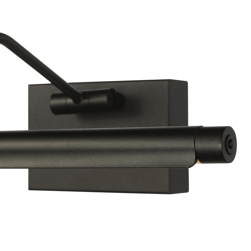 Dar-TYR6622 - Tyrus - Satin Black CCT Picture Light 35 cm