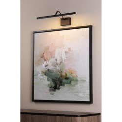 Tyrus - Satin Black CCT Picture Light 50 cm