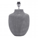 Udine - Base Only - Textured Grey Table Lamp Udine - Base Only - Textured Grey Table Lamp