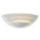 Wall Lights - Una - White Trim with Opal Glass Wall Lamp Dar-UNA072 - Una - White Trim with Opal Glass Wall Lamp